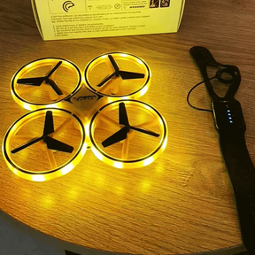 Drone Controlado à Mão com Luzes LED e Controle por Gestos