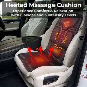 Almofada de Massagem com Aquecimento para Cadeira e Carro