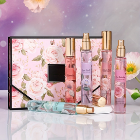 Conjunto de Perfumes para Presente de Dia das Mães com Fragrância Floral em Spray Tamanho Viagem