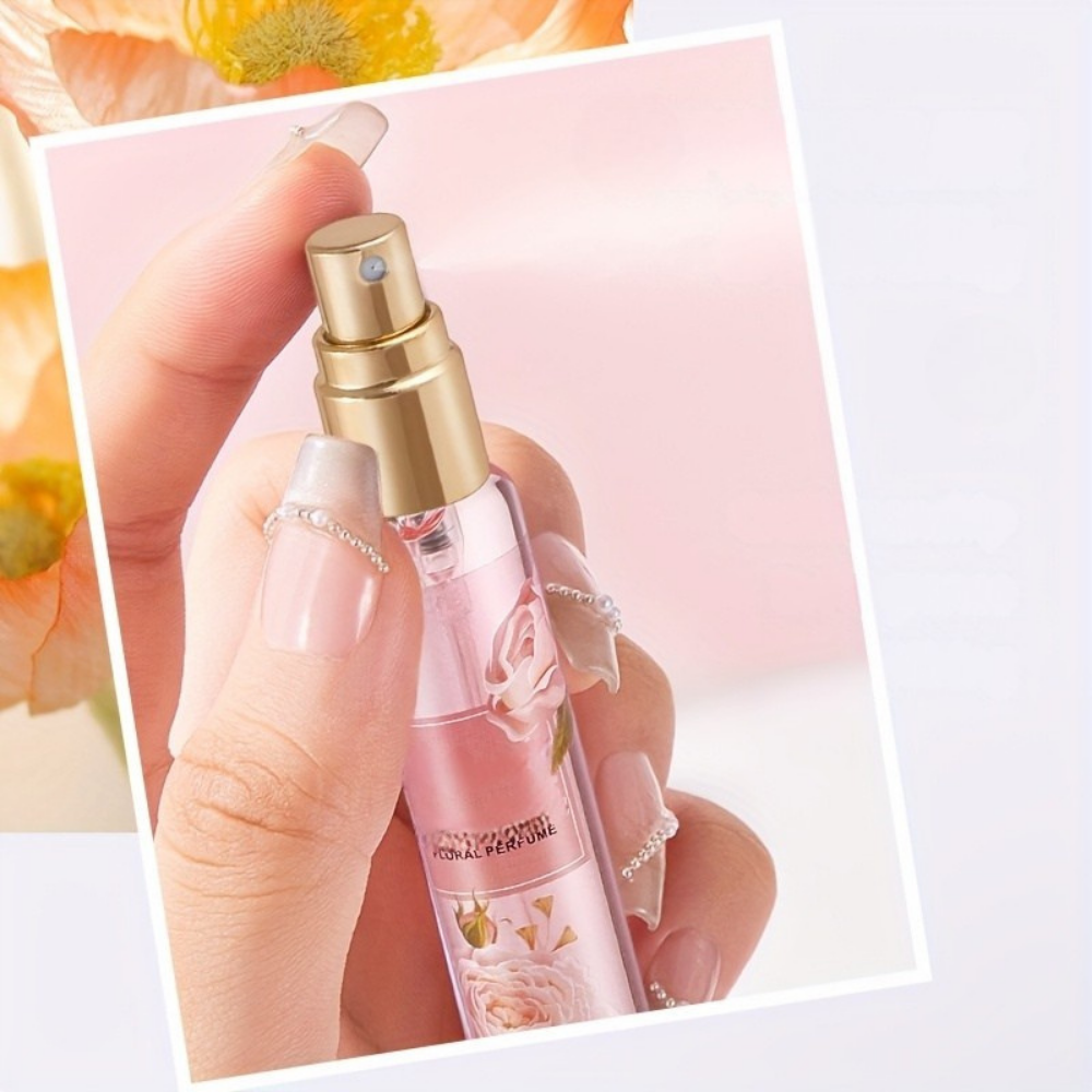 Conjunto de Perfumes para Presente de Dia das Mães com Fragrância Floral em Spray Tamanho Viagem