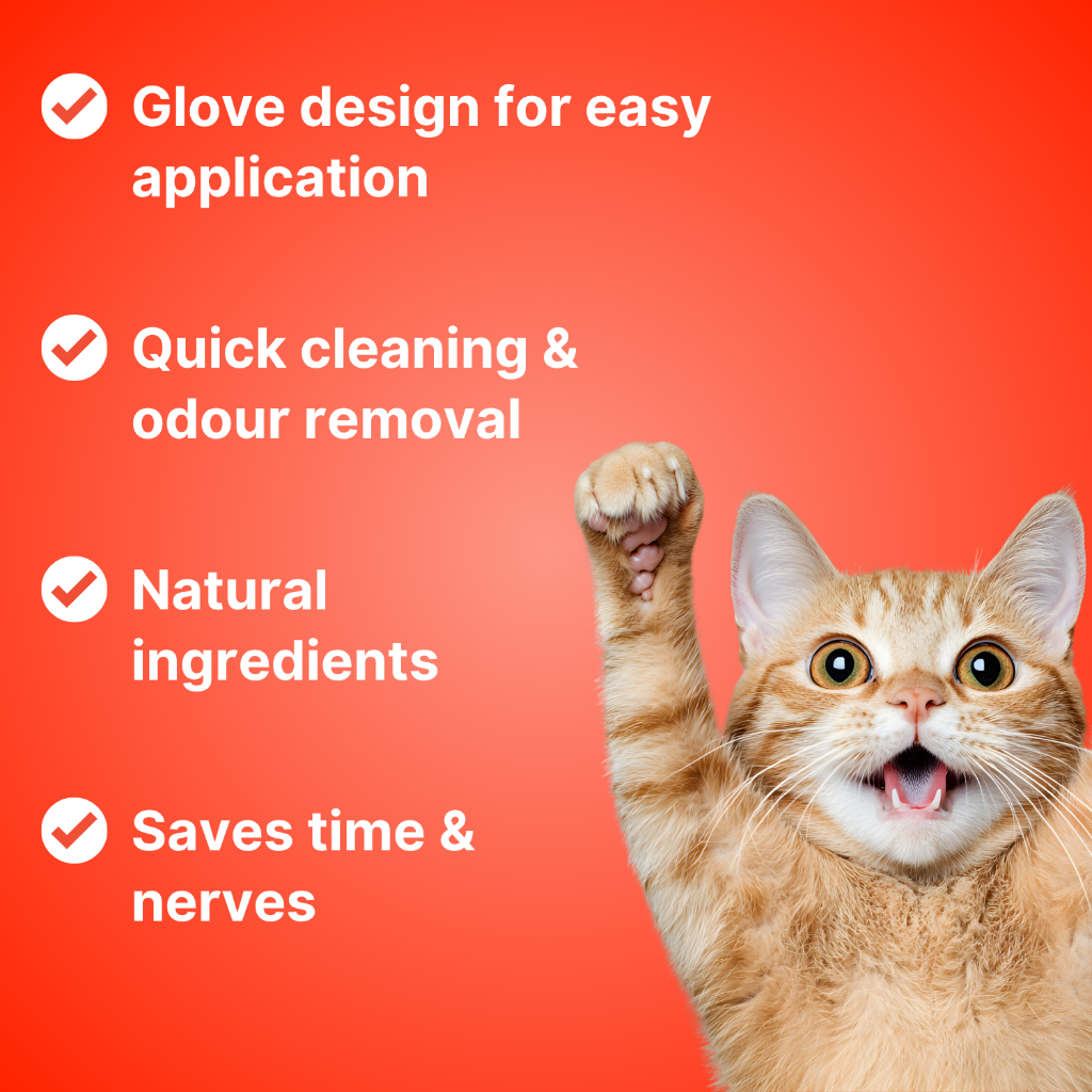 Luvas de Limpeza para Pets Descartáveis Lenços de Higiene para Cães e Gatos