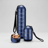 Pill Organizer Portable Case Travel Friendly Design