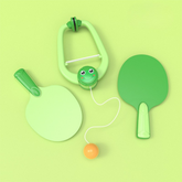 Conjunto de Brinquedo Interativo e Divertido para Jogo de Pingue-Pongue em Ambientes Internos
