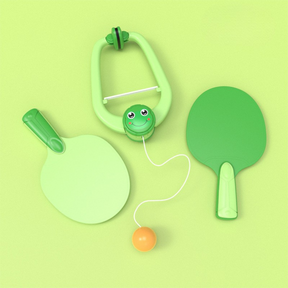 Conjunto de Brinquedo Interativo e Divertido para Jogo de Pingue-Pongue em Ambientes Internos