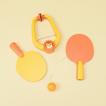 Conjunto de Brinquedo Interativo e Divertido para Jogo de Pingue-Pongue em Ambientes Internos