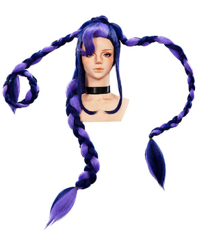 Women’s Purple Horror Doll Costume Set