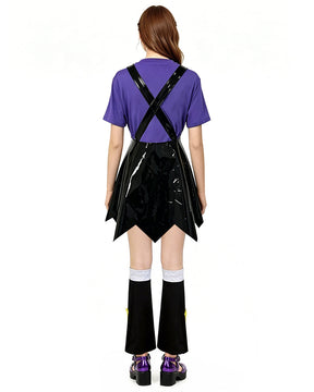 Women’s Purple Horror Doll Costume Set