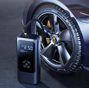 Compressor de Ar 12V – Alimentação Dupla para Carro e Bicicleta