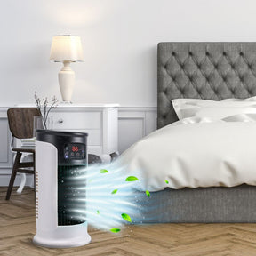 Portable Tower Fan Air Cooler - Remote Control & Oscillating Cooling Fan