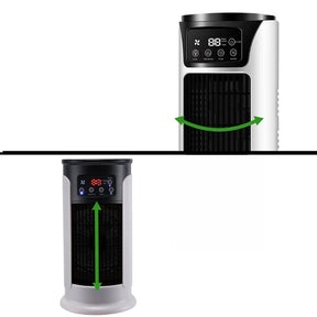 Portable Tower Fan Air Cooler - Remote Control & Oscillating Cooling Fan