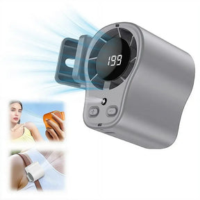 Ventilador de Mesa Portátil com Clipe Recarregável via USB para Uso Externo
