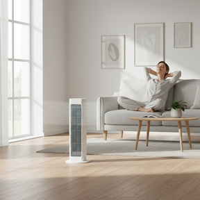 Ventilador de torre portátil, ventilador de resfriamento, oscilante