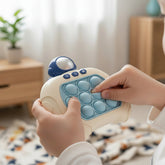 Console de Jogo Portátil Pop It Brinquedo Anti-Stress de Reflexo e Bolhas