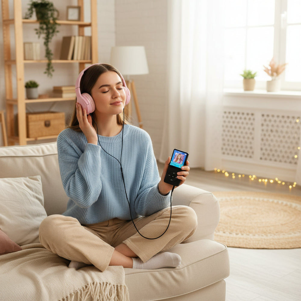 Reprodutor de Mp3 Portátil com Clipe USB Recarregável