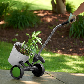 Suporte Móvel Ajustável para Vasos de Plantas com Rodízios Reforçados e Trava