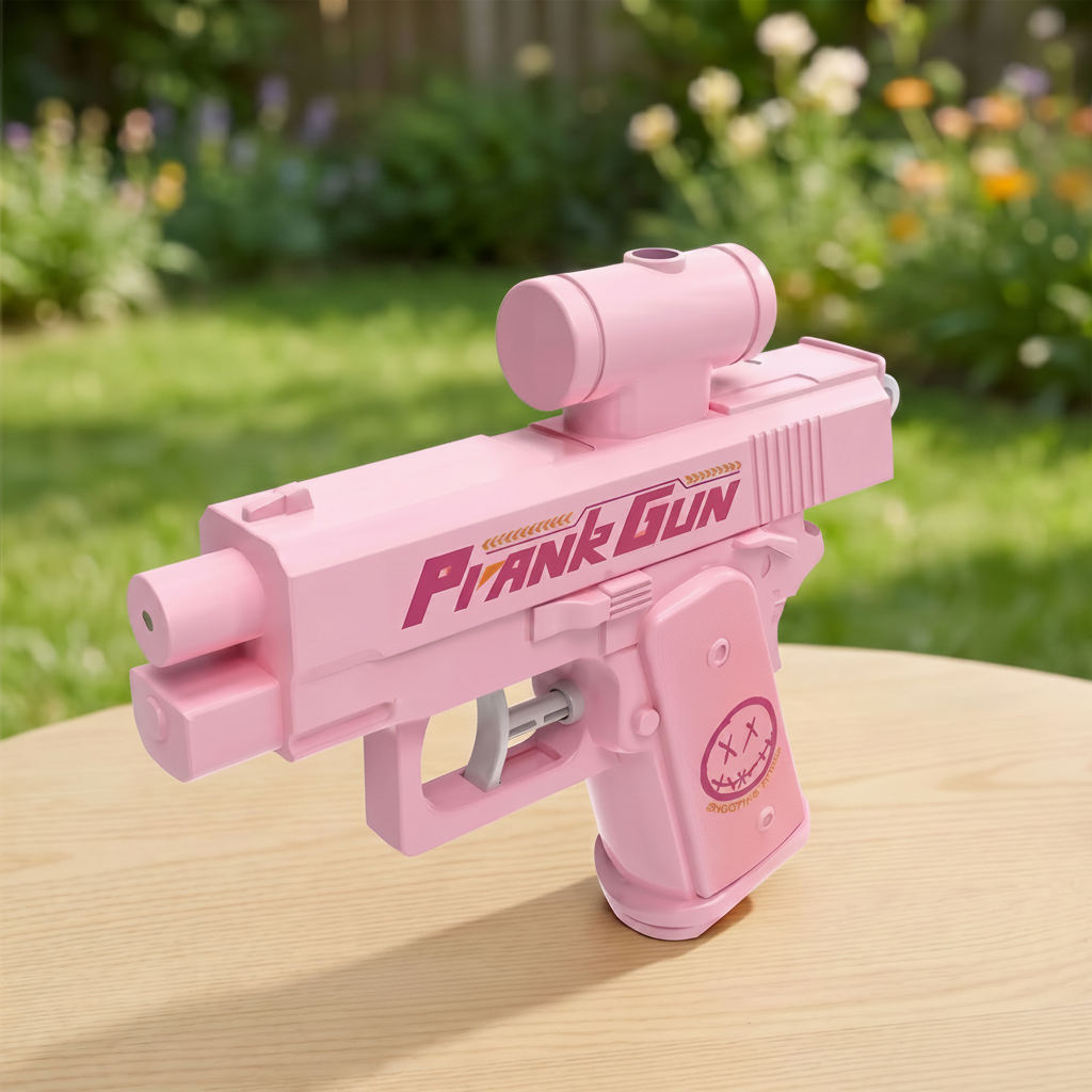 Brinquedo Infantil Pistola de Água de Pegadinha com Disparo Duplo