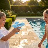 Brinquedo Infantil de Pistola de Água para Pegadinhas Lançador de Jatos Duplo