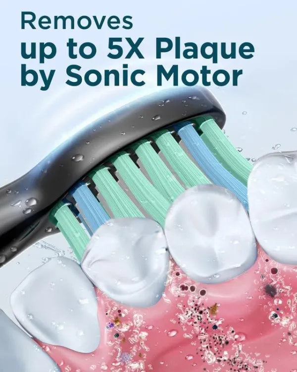 Escova de Dentes Elétrica Ultrassônica Recarregável
