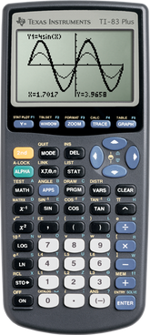 Texas Instruments TI-83 Plus graphing calculator