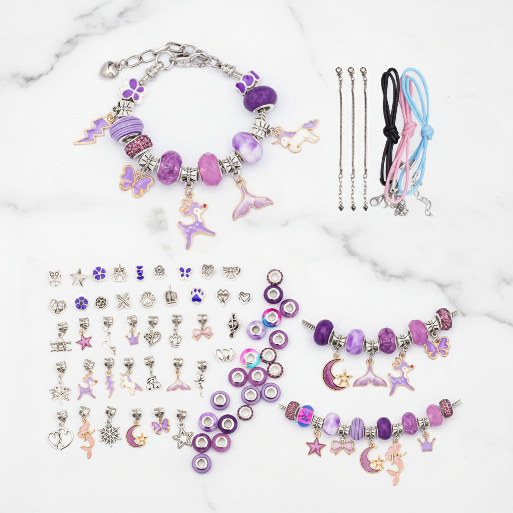 Mothers Day Bracelet Maker Set DIY Jewelry Kit Kids Gift
