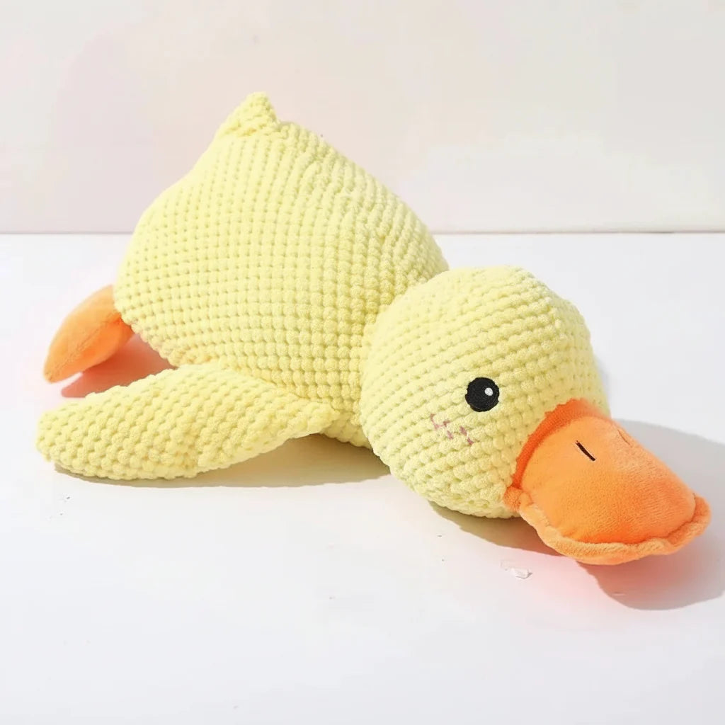 Brinquedo Calmante para Cães com Som de Grasnido para Morder e Brincar