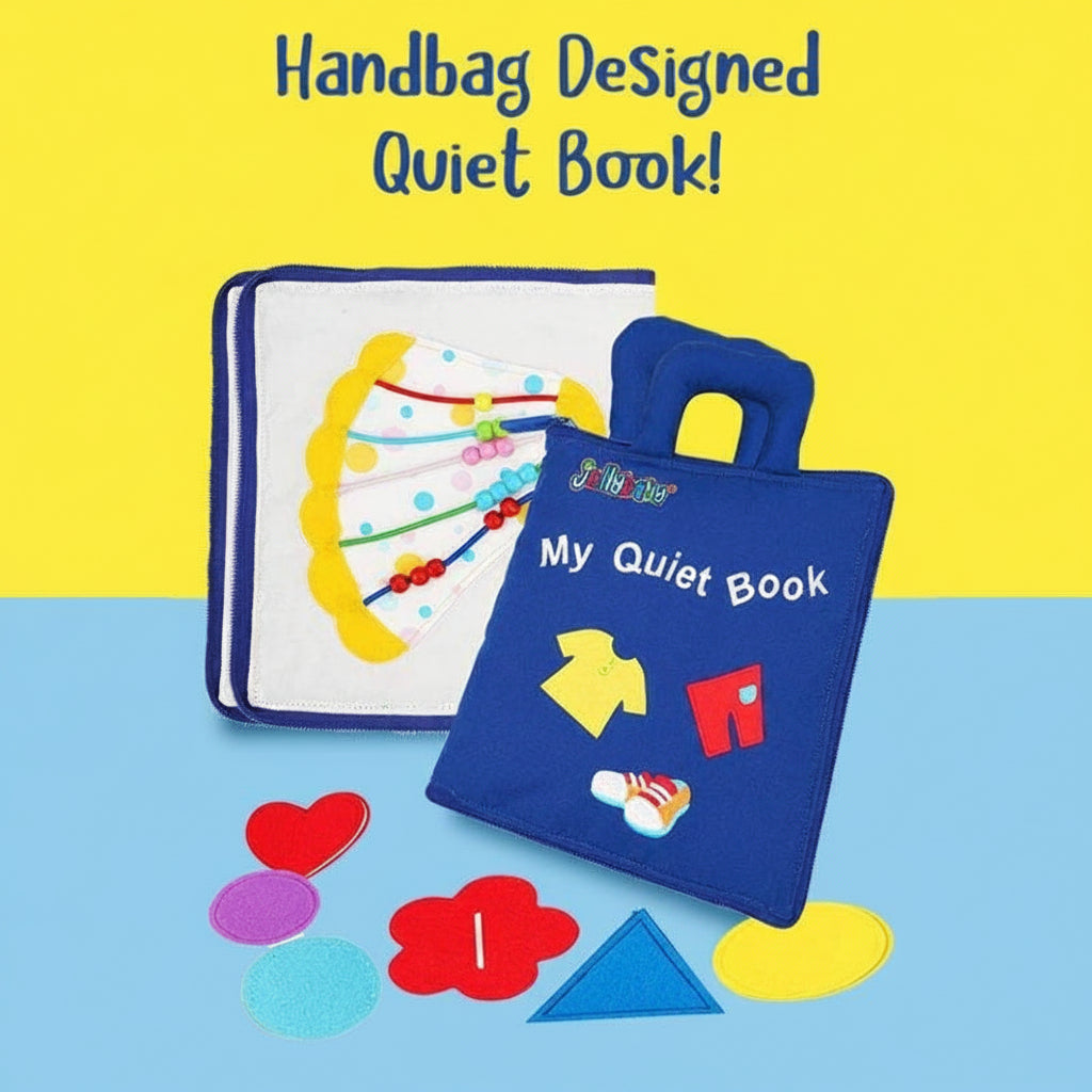Quiet Book Montessori de Tecido Livro de Atividades Montessori