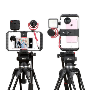Estabilizador de Vídeo para Smartphone com Luz