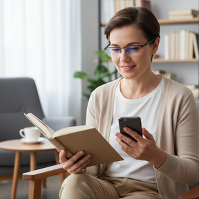 Óculos de Leitura Progressivos com Proteção UV Multifocais