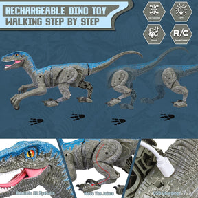 Dinossauro de Controle Remoto com Som Realista