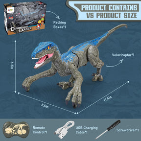 Dinossauro de Controle Remoto com Som Realista