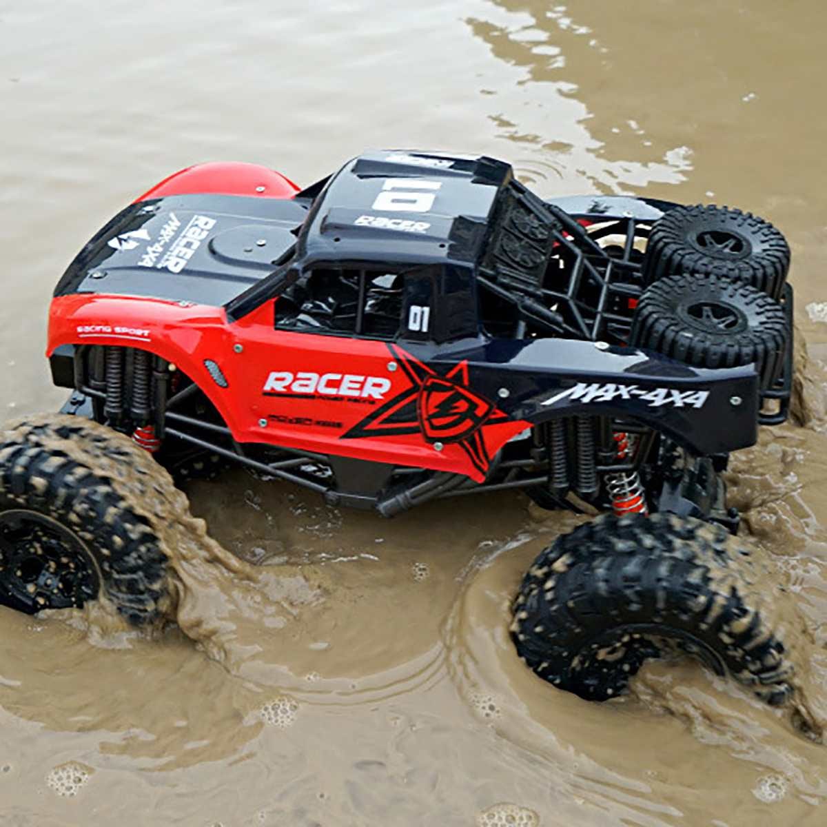 Caminhão Monstro de Controle Remoto Anfíbio para Aventuras em Todos os Terrenos