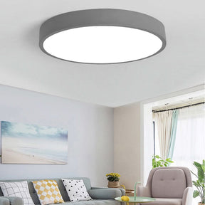 Luminária de Teto LED Redonda Moderna Sobrepor para Sala de Estar