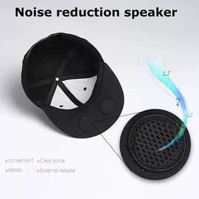 Boné com Alto-falante Bluetooth – Sem fio, à prova d'água e estiloso