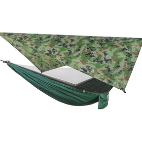 Barraca de Rede de Camping Portátil para Duas Pessoas com Toldo