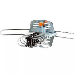 Antena de TV Digital HD de Longo Alcance com Motor Direcional 360 Graus e Mastro de Fixação
