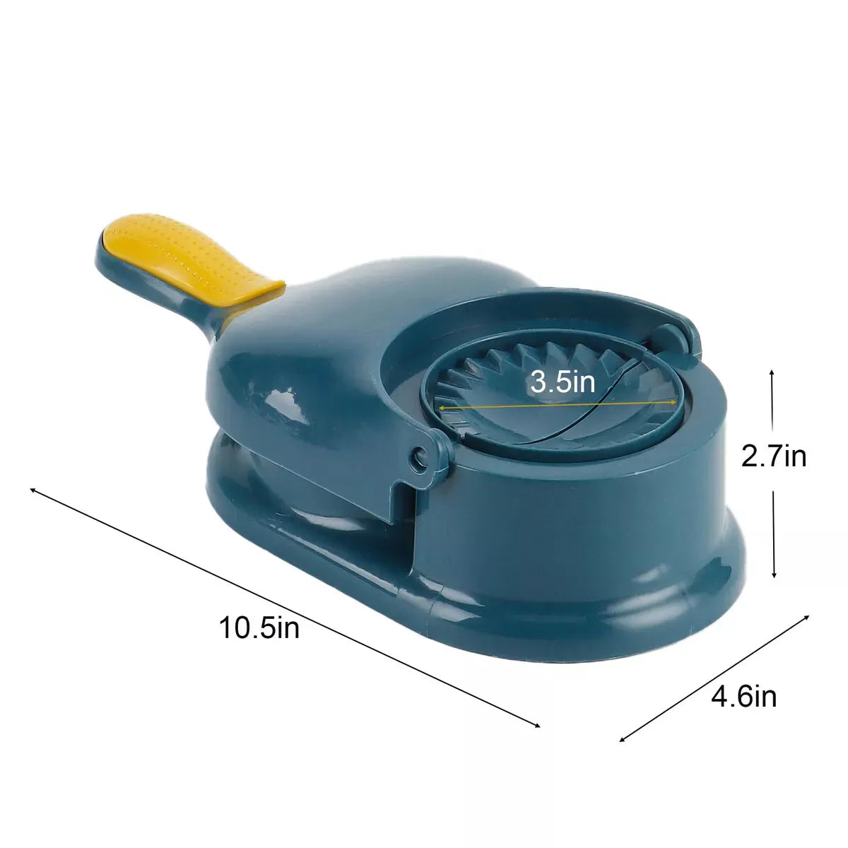 Utensílio de Cozinha 2 em 1 Aprimorado para Moldar e Preparar Massas de Pastel e Dumplings