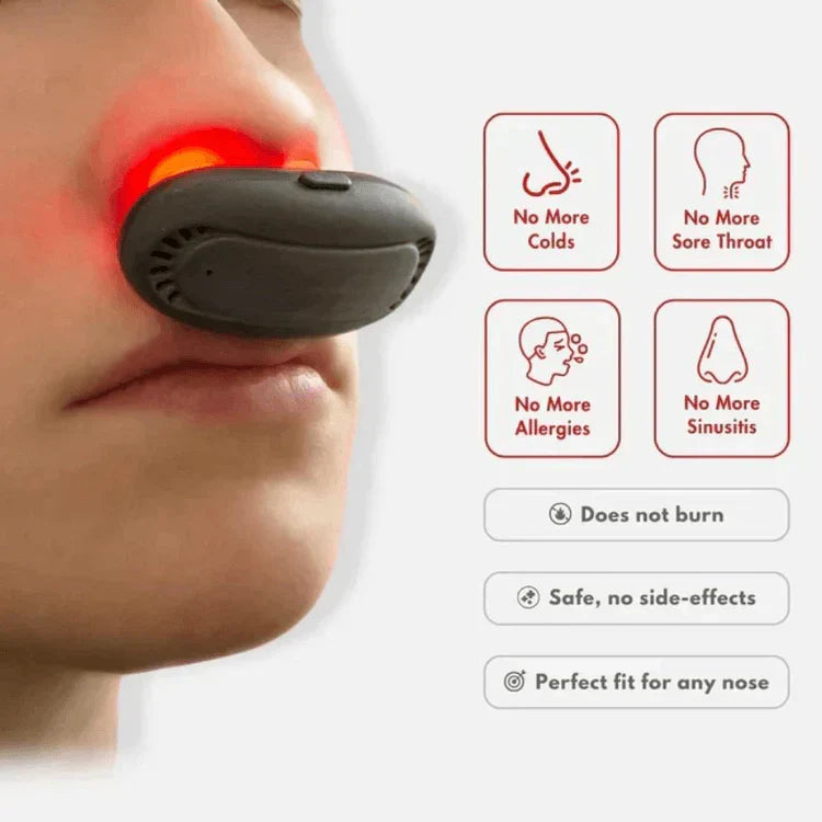 Dispositivo Nasal Infravermelho para Alívio Eficaz de Sinusite e Alergias