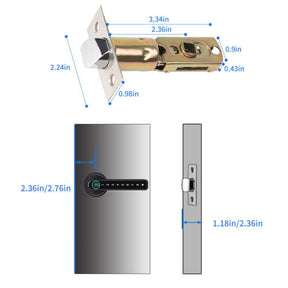Fechadura Inteligente com Impressão Digital - Fechadura com Controle Remoto via Aplicativo para Celular