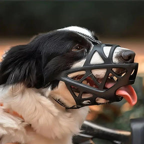 Focinheira para Cães – SafeBark Anti-Latido Ajustável, em Malha e Conforto Respirável