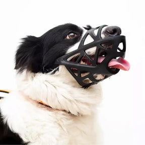 Focinheira para Cães – SafeBark Anti-Latido Ajustável, em Malha e Conforto Respirável