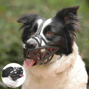Focinheira para Cães – SafeBark Anti-Latido Ajustável, em Malha e Conforto Respirável