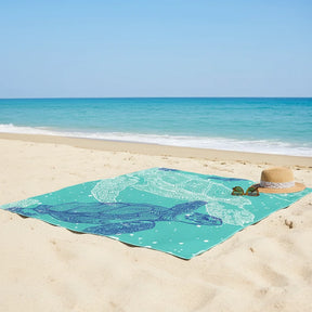 Cobertor de Praia à Prova de Areia para Viagens e Piqueniques ao Ar Livre