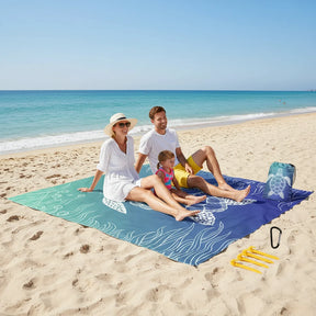Cobertor de Praia à Prova de Areia para Viagens e Piqueniques ao Ar Livre