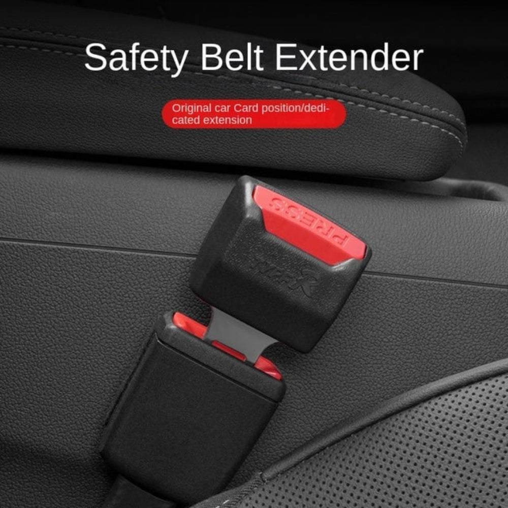 Extensor de cinto de segurança com fivela ajustável acessório de segurança automotiva