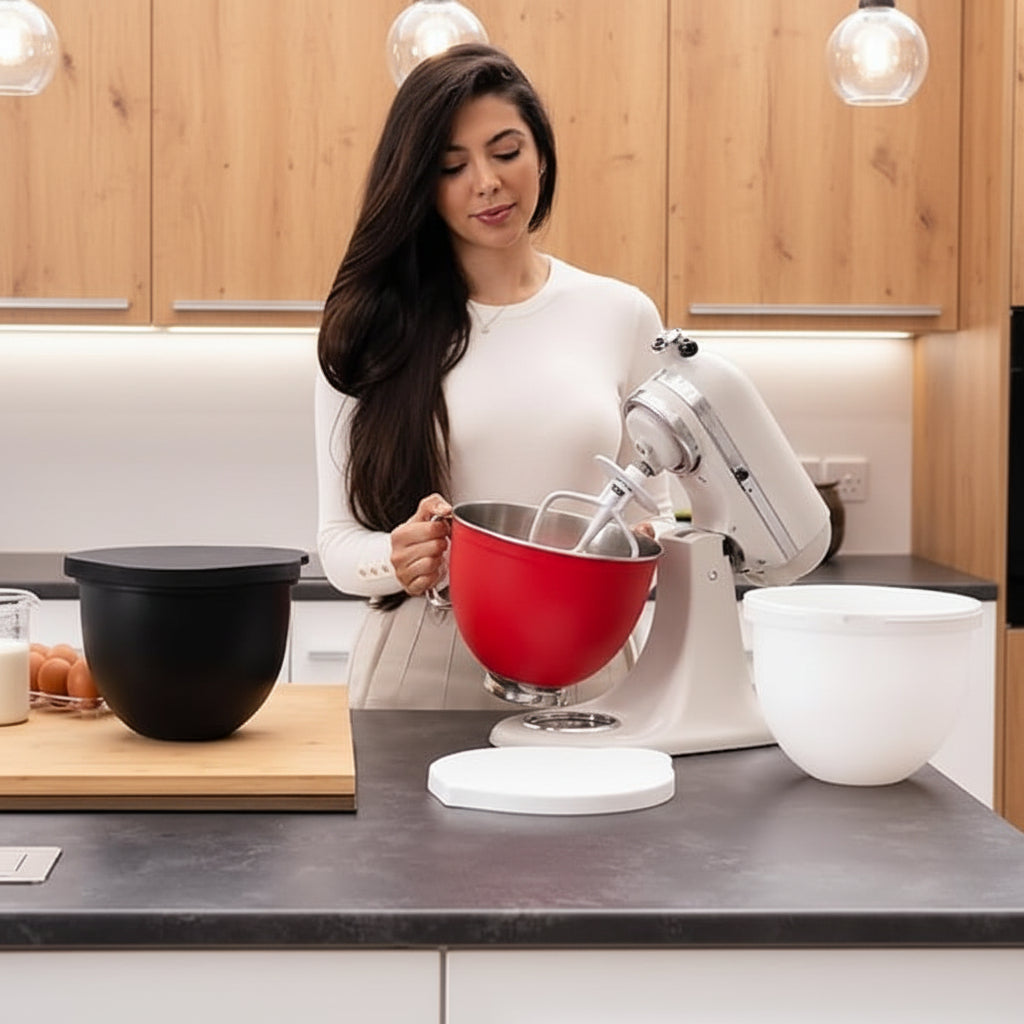 Forro de Silicone para Misturador de Tigela de Batedeira KitchenAid com Cabeça Inclinável