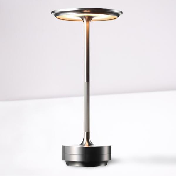 Luminária de Mesa Portátil Sem Fio - Intensidade de luz ajustável