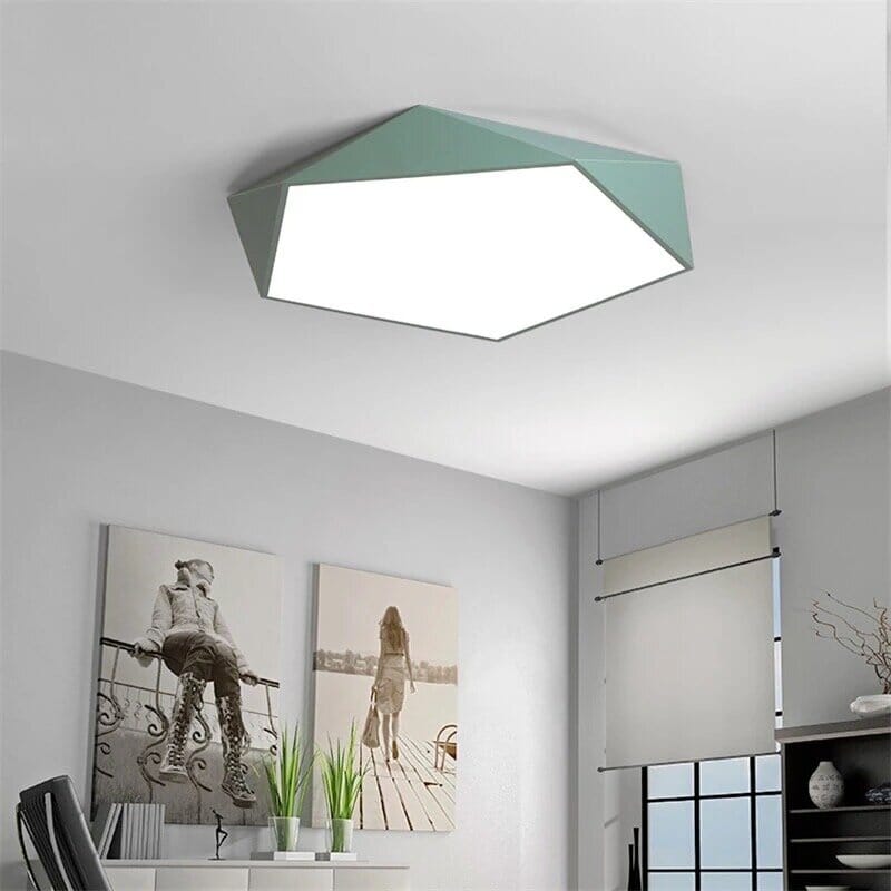Luminária de Teto Skydor | Design Geométrico LED Moderno