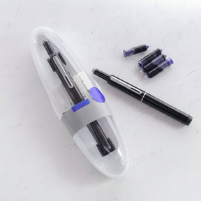 Caneta-tinteiro retrátil ergonômica de escrita suave para uso em escritório