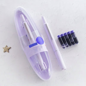Caneta-tinteiro retrátil ergonômica de escrita suave para uso em escritório