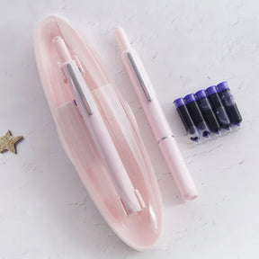 Caneta-tinteiro retrátil ergonômica de escrita suave para uso em escritório